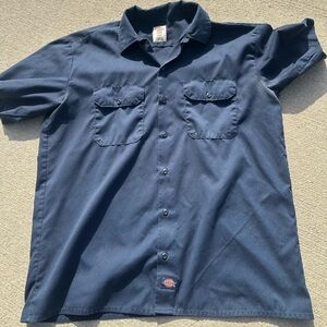 Dickies Navy Blue Men's Shirt